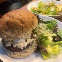 Ricotta Burger - love their whole wheat bun! at Ooh Cha Cha - Zhongzheng District in Taipei