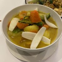 Yellow curry  at Nakorn in Malvern