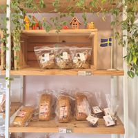 Display rack at BRÖD Natural in Recife