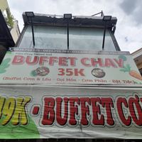 Main sign at Tiệm Chay Thong Thả in Ho Chi Minh City