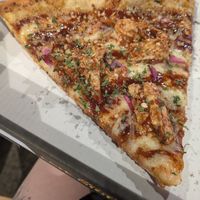 Fake ass BBQ chick'n at Mikey's Late Night Slice in Dublin