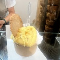 Yogurt and passion fruitt  at Carapina in Pescara