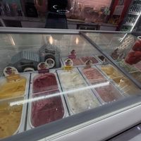 Vegan sorbets  at Scoops in Mablethorpe