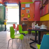 View from inside at Fuente de Soda Sandra in Virginia