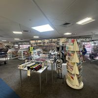 A wide shot of the stand  at CIBO Express (LGA Terminal A) in New York