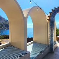 view from the restaurant at Amo Atitlan (Amolo) in Sololá