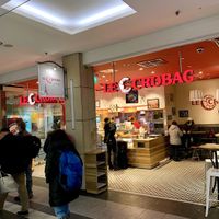 store front (lower level of central train station) at Le Crobag in Mannheim