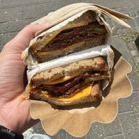 Pastrami sandwich   at Die Vegane Fleischerei in Cologne