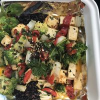 Lemongrass tofu  at Spring Cafe in Aspen