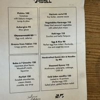 Pickles, aubergine, greens, kaki-age and gyoza are vegan, most other can be made vegan by request  at Mygel in Malmo