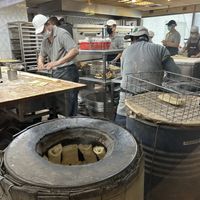 Here is where your breakfast is made!  at Fuhang Soymilk in Taipei