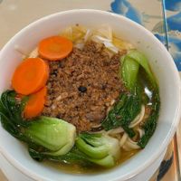 Taiwanese noodle soups, yum! at Water Drop Teahouse in Stafford