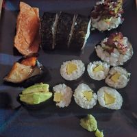 Vegan sushi set at KINGYO Restauracja Japońska in Województwo Warmińsko-mazurskie