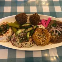 Mezze Sampler (sub Ful for Lebna to make it vegan) at Beit Rima in San Francisco