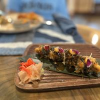 Tempura sushi   at Vegan Fashion Café by House of Klothberg in Chennai