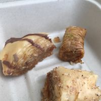 Lebanese Pastries (baklava) at Nuba Cafe - Yaletown in Vancouver