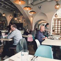 Nice decor! at Nuba Cafe - Yaletown in Vancouver