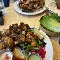 Cauliflower platter- Amazingly delicious 😋   at Nuba Cafe - Mount Pleasant in Vancouver