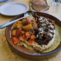 Socca Omelette - Gluten-free amd Vegan at Nuba Cafe - Mount Pleasant in Vancouver