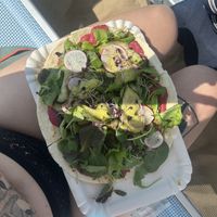 Vegan piade  at The Piada And The Sea in Emilia-romagna