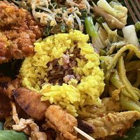 Two colour rice  at Prima Warung in Ubud