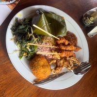 Mixed red rice  at Prima Warung in Ubud