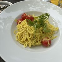 Spaghetti carbonara   at Bebop in Vienna