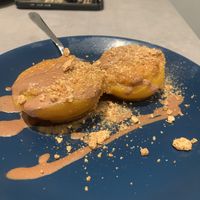 Pesche e amaretto  at Vegitalian in Salzburg