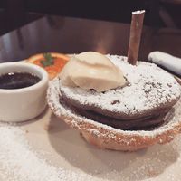 Brunch: Pumpkin Pie Pancakes at Evan's Kitchen in Sacramento