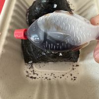 Soy sauce dispenser  at Onigiri Gaijin in Portland