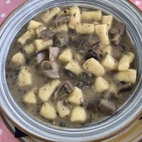 Truffle and mushroom pasta with handmade gnocchi   at Nu in Primorsko-goranska županija