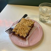 Blueberry square  at Cookie Stéfanie in Montreal