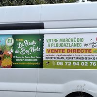 The farmer's van at Les Hauts de Beg Nod in Ploubazlanec