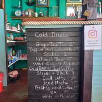 Drinks 🍵 at Leaf Eaters Cafe in Bocas Del Toro