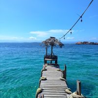 Ocean View at Leaf Eaters Cafe in Bocas Del Toro