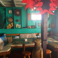 - at Leaf Eaters Cafe in Bocas Del Toro