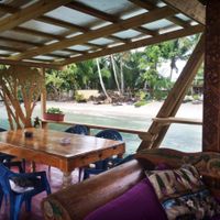 - at Leaf Eaters Cafe in Bocas Del Toro