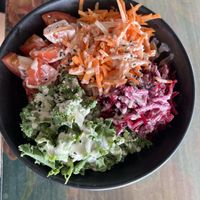 Salad  at Leaf Eaters Cafe in Bocas Del Toro