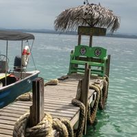   at Leaf Eaters Cafe in Bocas Del Toro