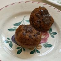 Muffins at Chat-Rivari Café in Paris