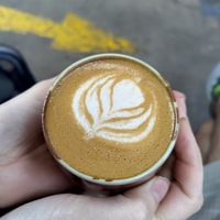 Cappuccino with oat milk at Brew Brothers Specialty Coffee in Cuzco