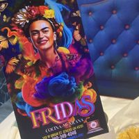 Menu at Frida's Modern Mexican in Athens