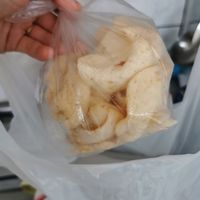 Vegan prawn crackers (free) at Sun Garden Rockanje in Zuid-holland