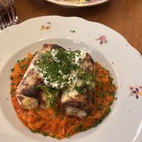 stuffed cabbage from their festive specials  at Marumba in Budapest