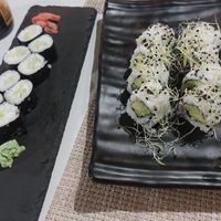 Cucumber maki, california vegetal at Restaurante Senaki in Comunidad Valenciana