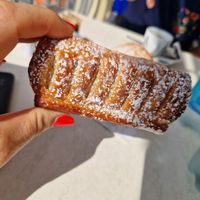 Brioches alle mele at La terrazza Cigolini in Liguria