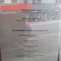Salds menu at Steiners in Sachsen