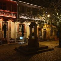 Outside at L'Acoustic in Selestat