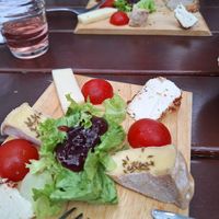 Assiette de fromages at L'Acoustic in Selestat