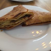 Mushroom pie at Procaffeination in Edinburgh